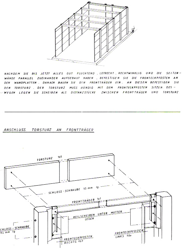 Garagen - Selbstbau-Anleitung